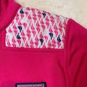 Vineyard vines girls pink sweatshirt. Used.